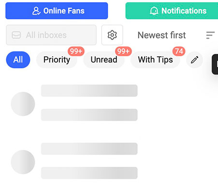 Inbox management and personalized fan messaging